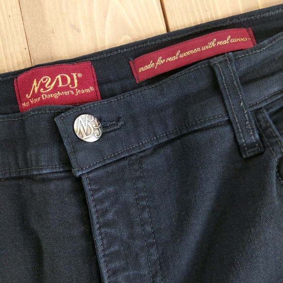 NYDJ Black High Rise Boot Cut Jeans - Picture 3 of 14